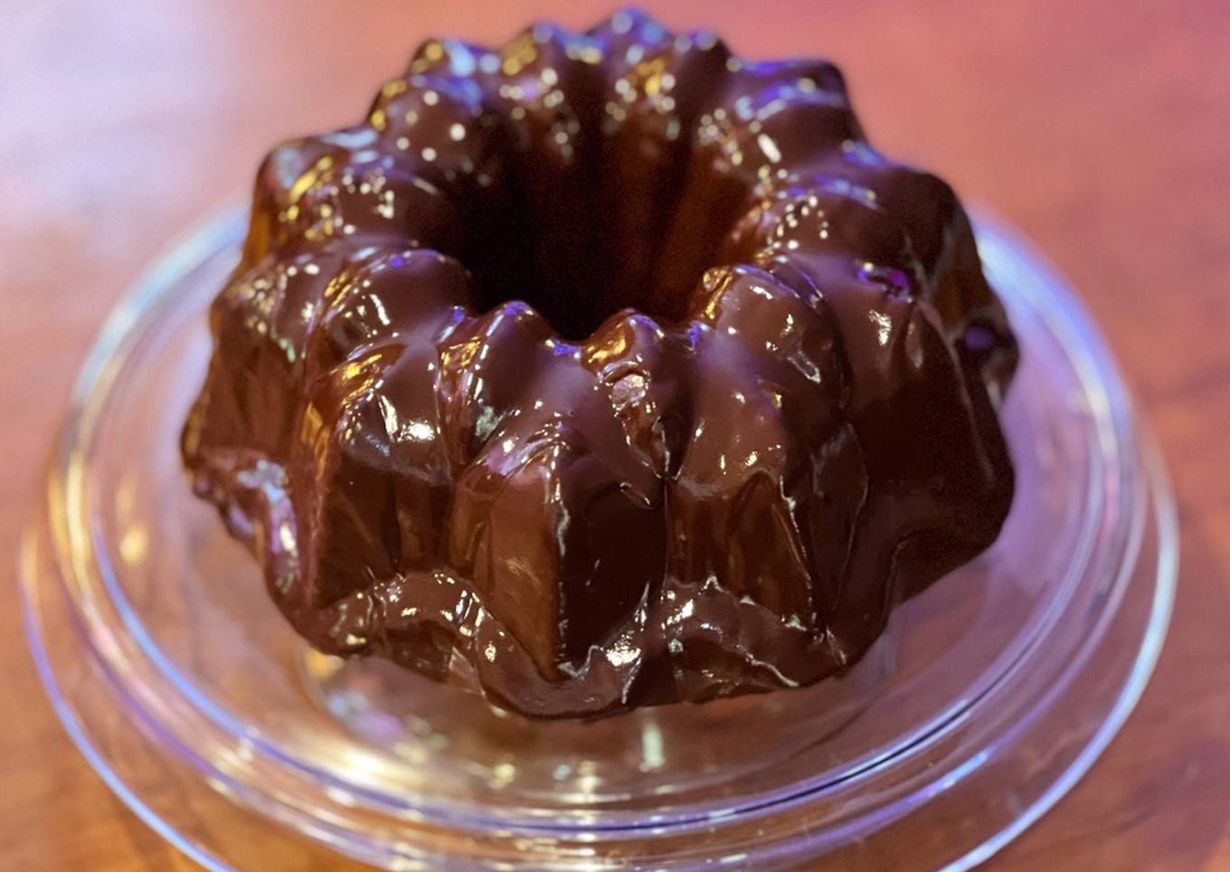 Glazed Chocolate Bundt Cake