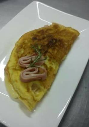 Una foto de Omellette clásico