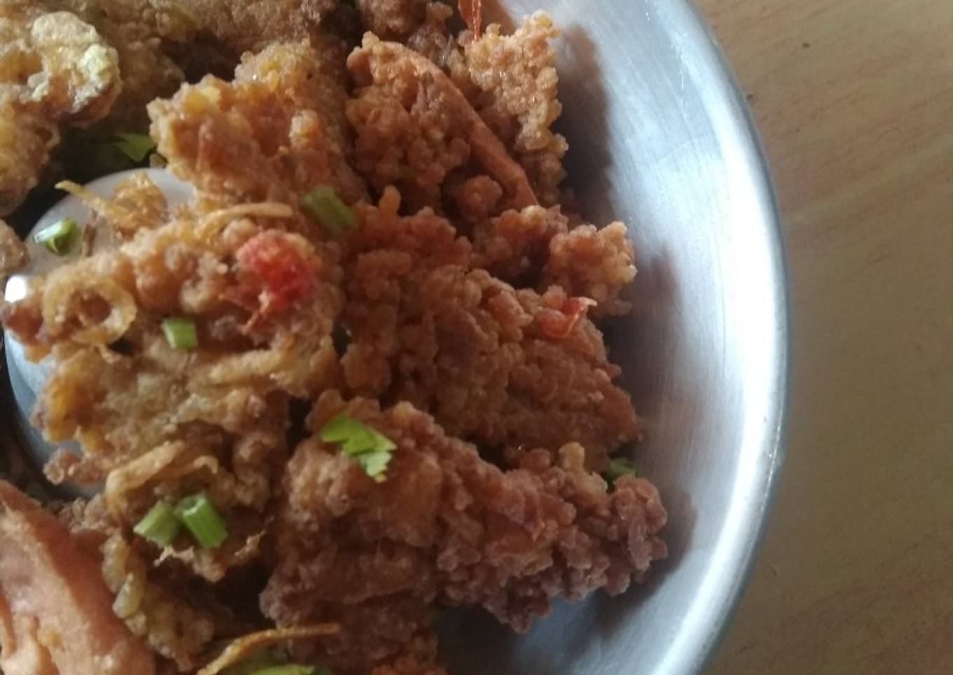 Resep The real nasi goreng 😆 aka bola/nugget nasi sisa yang Lezat