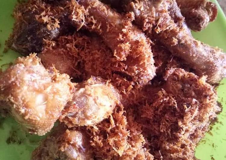 Resep Kepala ayam serondeng renyah Anti Gagal