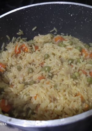 صورة لوصفة رز بسمتي بالخضار والكاري