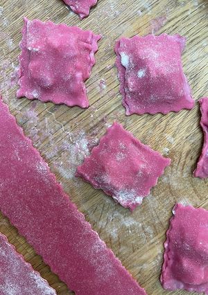 Foto de Raviolis de Beterraba