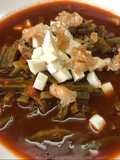Sopa de nopalitos Sonorense