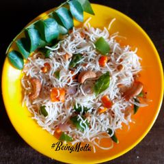 A picture of Rice Sevai Upma.