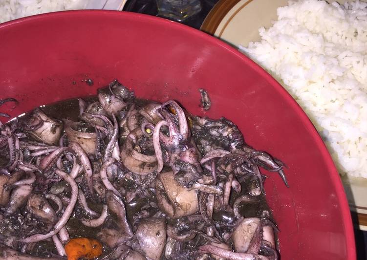 Bumbu memasak Cumi hitam nikmat 🐙😋🤗 Lezat