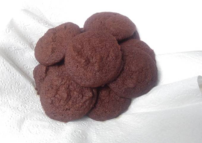 Simple Chocolate Cookies Kue Kering Coklat Sederhana