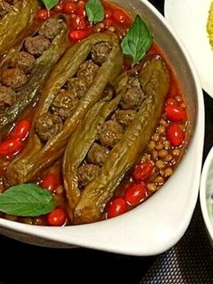 عکسی از دستور قیمه بادمجون