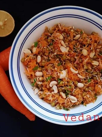 Easy Steps to Prepare|Recipe} Carrot and Moong Sprouts Salad the Delicious