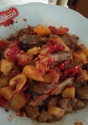 Foto resep Sambal kentang ati