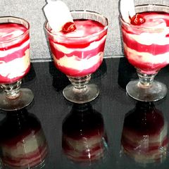 A picture of Ruhafza thandai mousse.