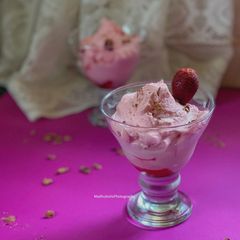 A picture of Rose Gulkand Mousse.