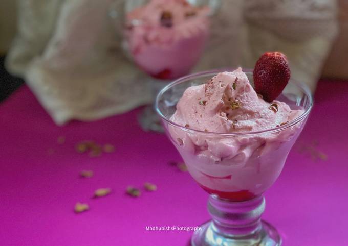 Rose Gulkand Mousse