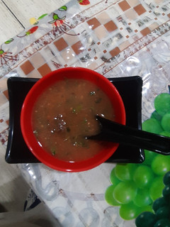 A picture of Tomato soup.