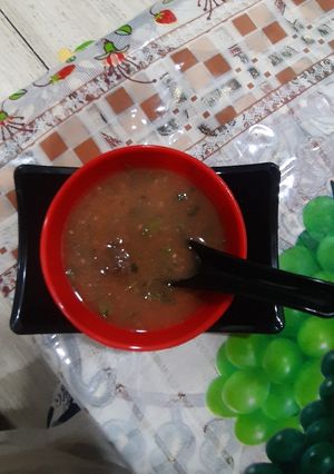 A picture of Tomato soup.