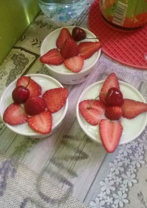 صورة لوصفة تحلية بالفراولة 🍓🍓😍
