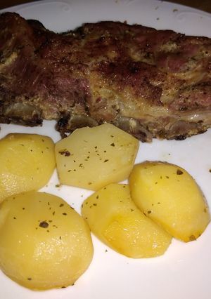 Una foto de Costillas al horno jugosas