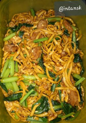 Foto resep Mie goreng pipih