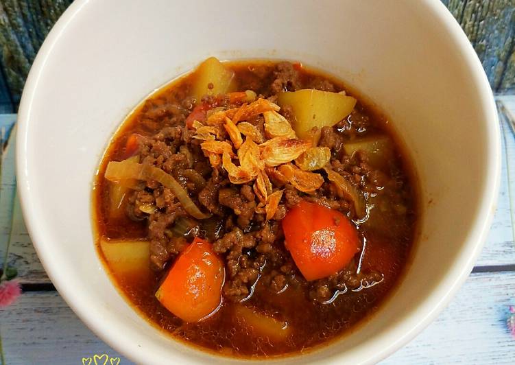 Bumbu Semur Daging Cincang | Cara Bikin Semur Daging Cincang Yang Menggugah Selera