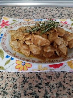 Una foto de Solomillo de pavo en salsa de paté