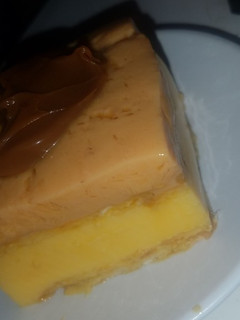 Una foto de Flan con galletitas