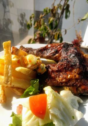 Una foto de Pollo a la brasa de mi casa