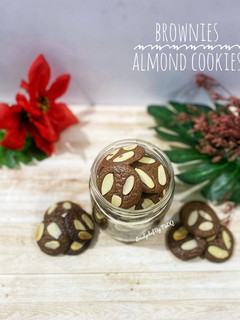 Foto resep Brownies Almond Cookies