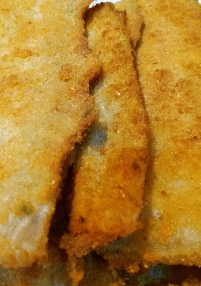 Una foto de Milanesas de pencas de acelga