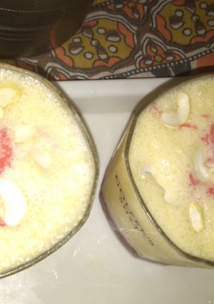 A picture of Mango lassi.