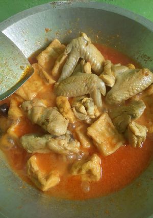 Foto resep Ayam Tahu bumbu kuning