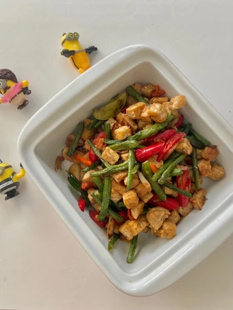 Cara Mudah Membikin Resep Oseng tempe kacang panjang by Chef Renata Moeloek yang Lezat Sekali Anti Ribet, Sempurna