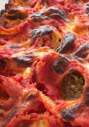 Une photo de Conchiglie farci ricotta et jambon