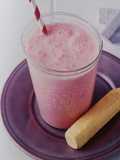 Malteada de Fresas con Almendras