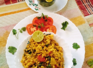 A picture of Vegetable Pulao / Masala Pulao/ mix veg pulao.