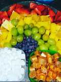 St. Patty's Rainbow Fruit Platter