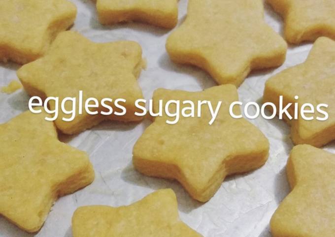 Eggless Sugary Cookies
