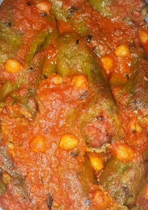 صورة لوصفة دولمة فلفل حلو روعة بنتها بنة 😋