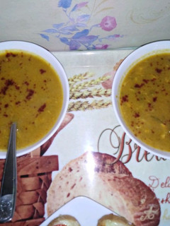 صورة لوصفة شربة الخضر و السمك 🍵