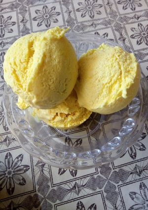 A picture of Mango Icecream.
