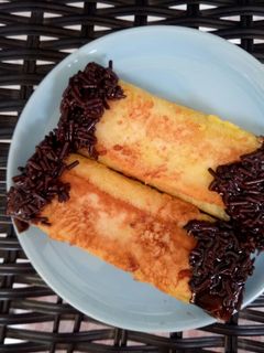Foto resep Roti bakar isi pisang
