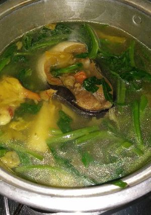 Foto resep Gangan asam patin ubi rambat