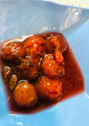 صورة لوصفة مربى الإجاص