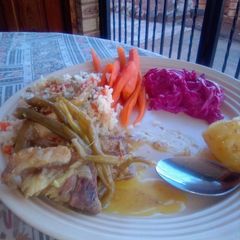 A picture of Sunday meal.