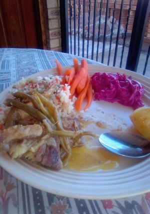 A picture of Sunday meal.