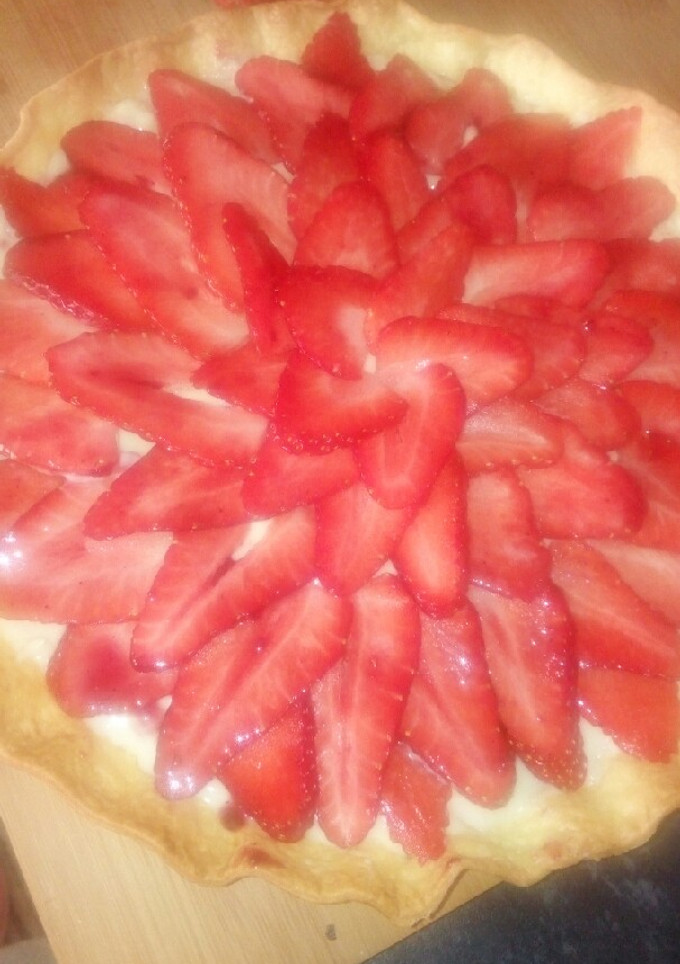 Una foto de Tarta de fresas
