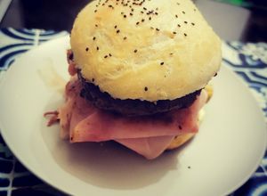 Una foto de Pan para hamburguesa o chivito