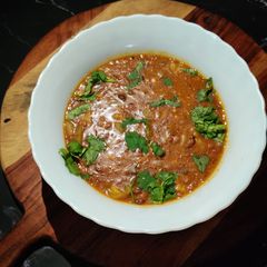 A picture of Horse gram turai dal.