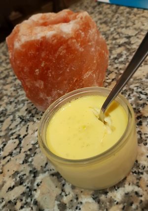 Une photo de Crème prise en pot à la vanille