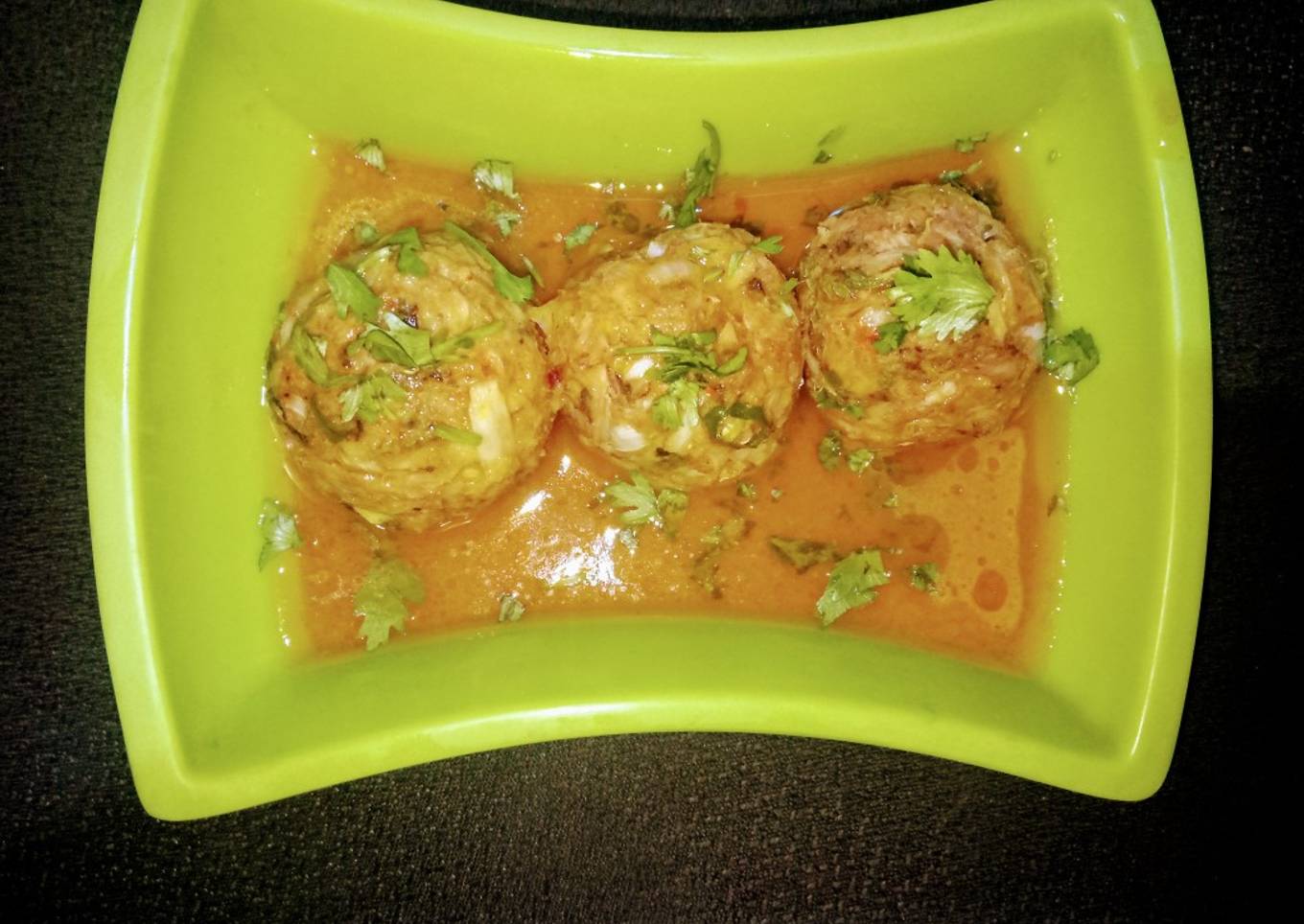 Kathal kofta gravy