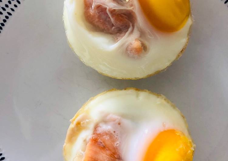 Recipe of Quick Smoked Salmon Egg Cups