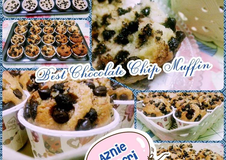 Resepi Best chocolate chip muffin yang Bergizi